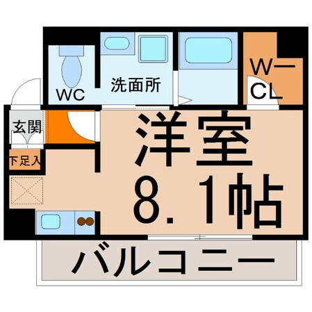 ライジングコート瑞穂通の物件間取画像